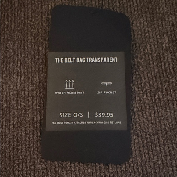 Fabletics Clear Crossbody Bag with White Strap - Picture 6 of 6